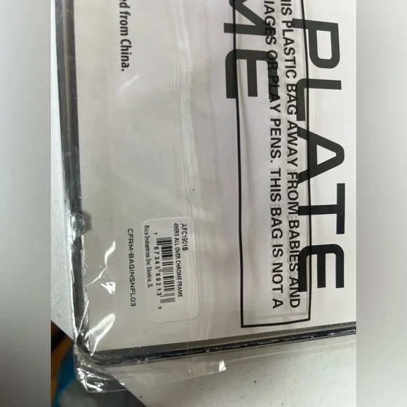 NWT NFL San Francisco 49ers Football license plate frame Metal Graphics - Picture 5 of 8